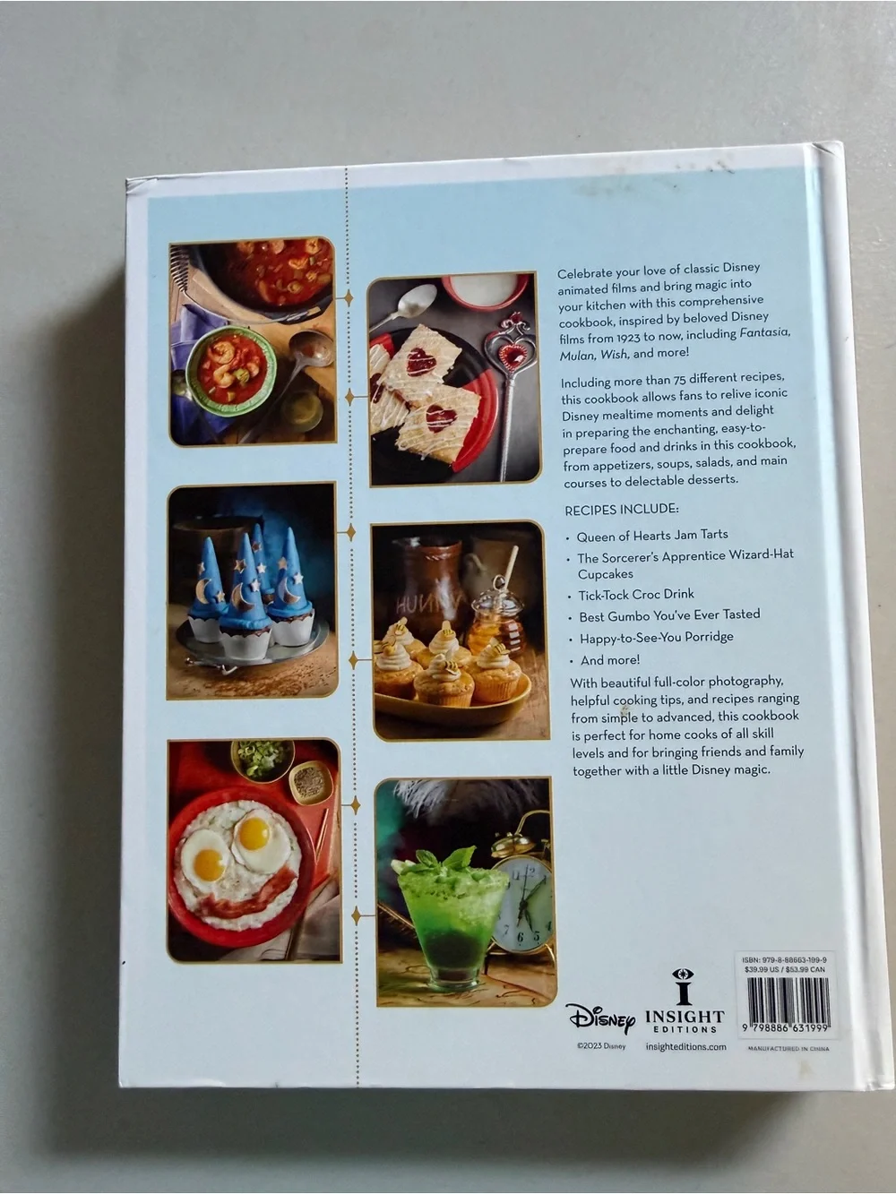 Disney Cooking With Magic Cookbook